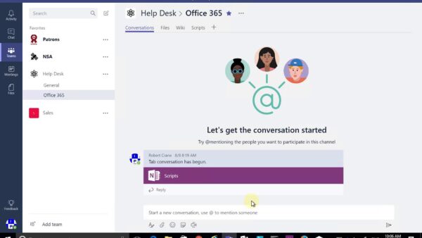 Sending an email directly to a Microsoft Teams channel - YouTube
