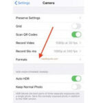 Làm thế nào để AirDrop JPG thay vì hình ảnh HEIC