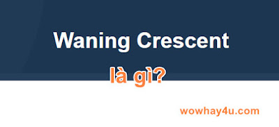 waxing crescent là gì