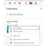 Cách sử dụng tính năng Collections Feature trong trình duyệt Edge thế nào?