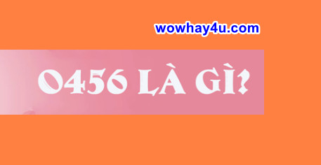 0456 nghĩa là gì? Những giải thích trước sai hết nhé
