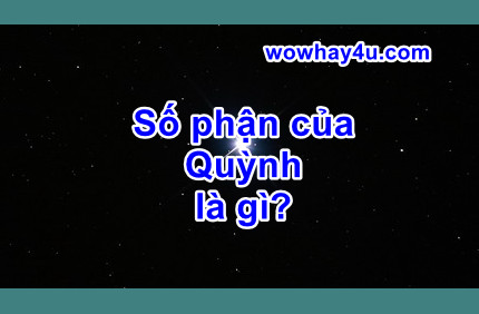 Số phận của Quỳnh là gì? Người tên Quỳnh nên đọc