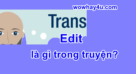 Trans là gì trong truyện? Edit truyện là gì? Đúng nhất