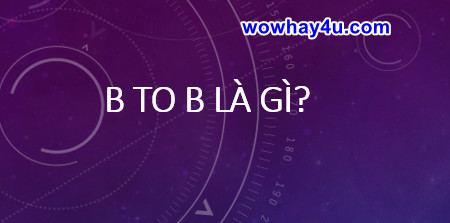 B To B Là Gì? Đúng Nhất - Wowhay4u