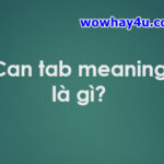 Can tab meaning là gì? Soda Tabs là gì? Đúng nhất