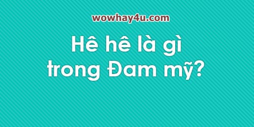 Hê hê là gì trong Đam mỹ? Không đọc tiếc lắm