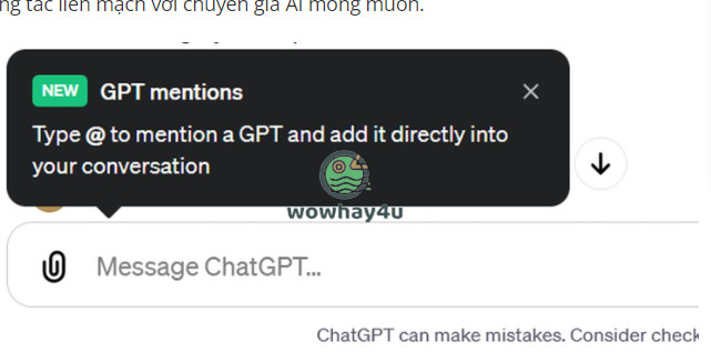GPT Mentions – Cách dễ dàng hơn để sử dụng ChatGPT GPT Mentions – Cách dễ dàng hơn để sử dụng ChatGPT