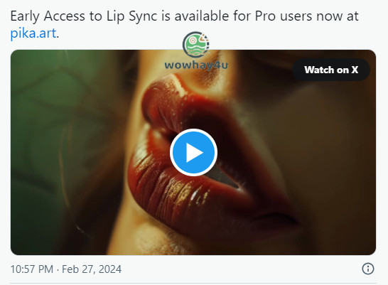 Pika Lip Sync khiến các video do AI tạo ra có thể nói chuyện
