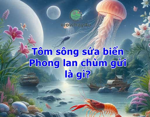 Tôm sông sứa biển nghĩa là gì? Phong lan chùm gửi là gì? Đọc ngay